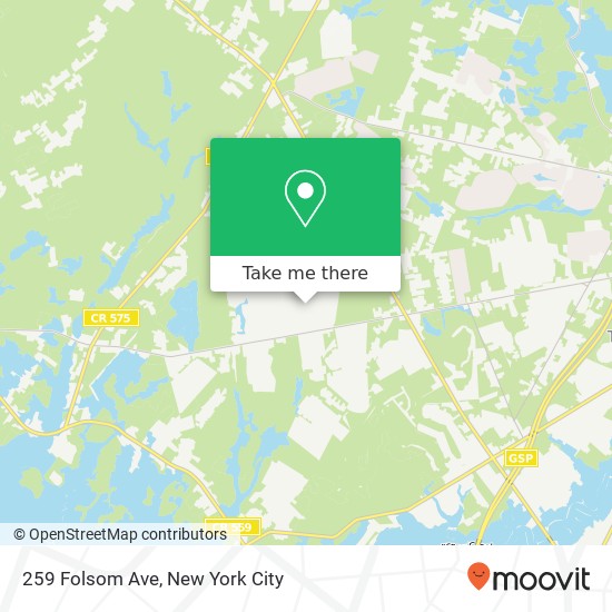 259 Folsom Ave, Egg Harbor Twp, NJ 08234 map