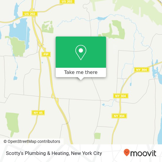 Mapa de Scotty's Plumbing & Heating, 341 Phillips Hill Rd