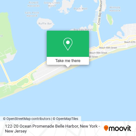 122-20 Ocean Promenade Belle Harbor map