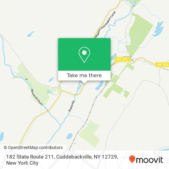 182 State Route 211, Cuddebackville, NY 12729 map