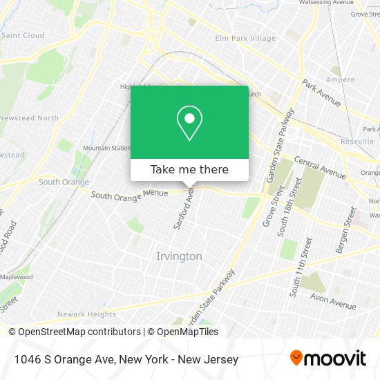 1046 S Orange Ave map