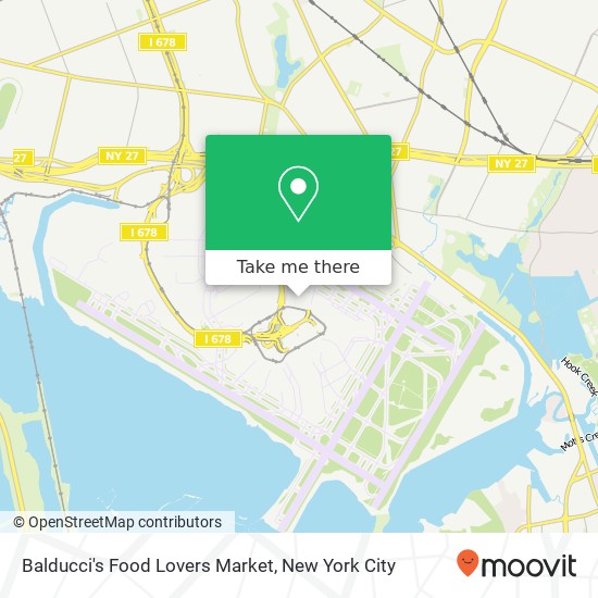 Mapa de Balducci's Food Lovers Market, Jamaica, NY 11430
