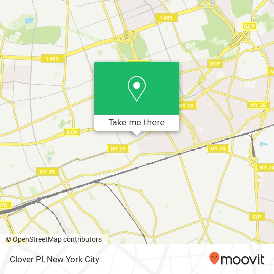 Clover Pl, Hollis (New York City), NY 11423 map
