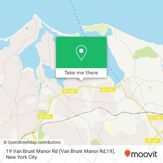 Mapa de 19 Van Brunt Manor Rd (Van Brunt Manor Rd,19), East Setauket (EAST SETAUKET), NY 11733