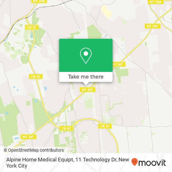 Mapa de Alpine Home Medical Equipt, 11 Technology Dr