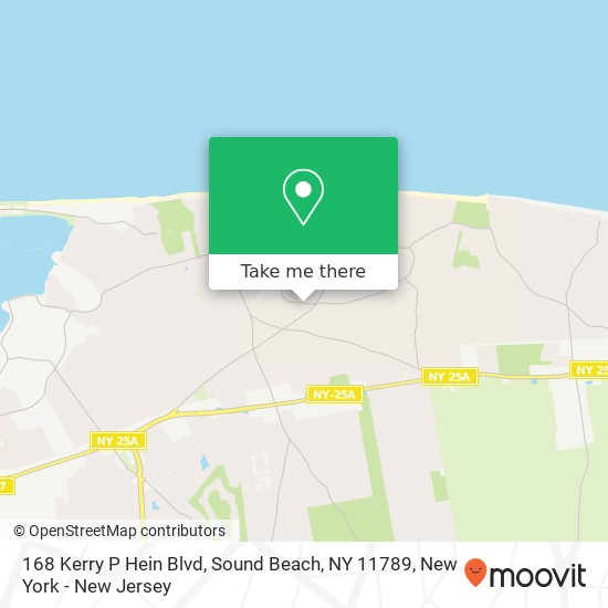 168 Kerry P Hein Blvd, Sound Beach, NY 11789 map