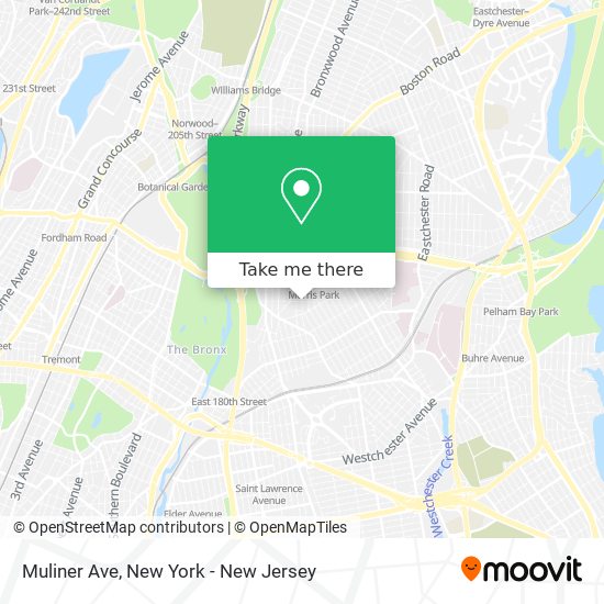 Mapa de Muliner Ave