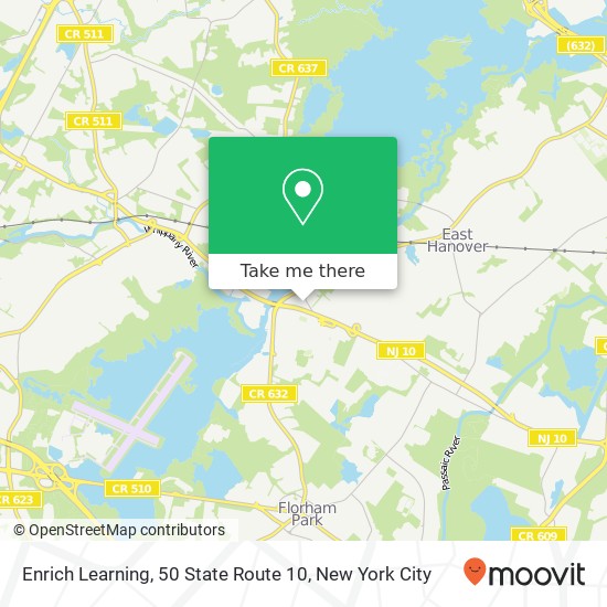 Enrich Learning, 50 State Route 10 map