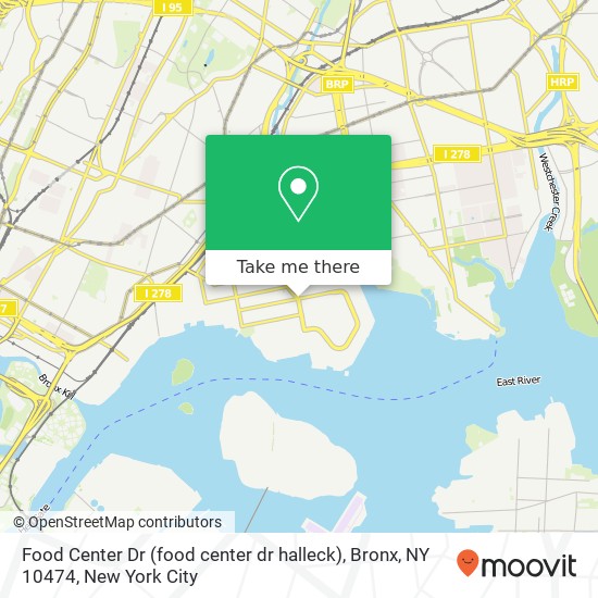 Food Center Dr (food center dr halleck), Bronx, NY 10474 map