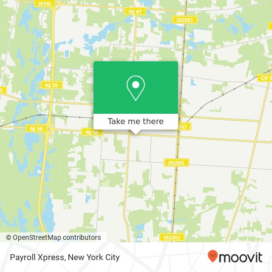 Mapa de Payroll Xpress, 25 W Landis Ave