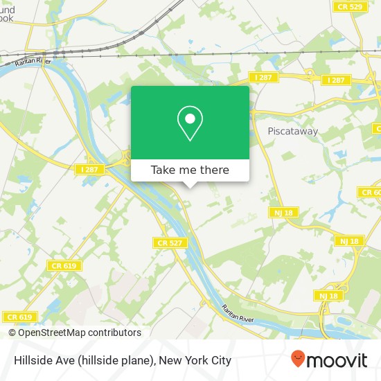 Hillside Ave (hillside plane), Piscataway, NJ 08854 map