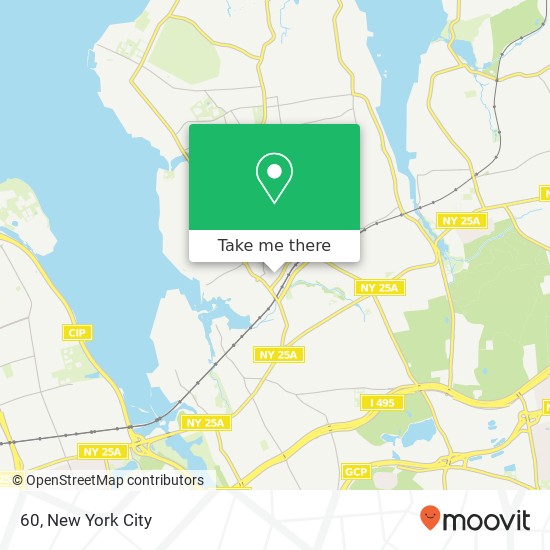 Mapa de 60, 1 Ipswich Ave #60, Great Neck, NY 11021, USA