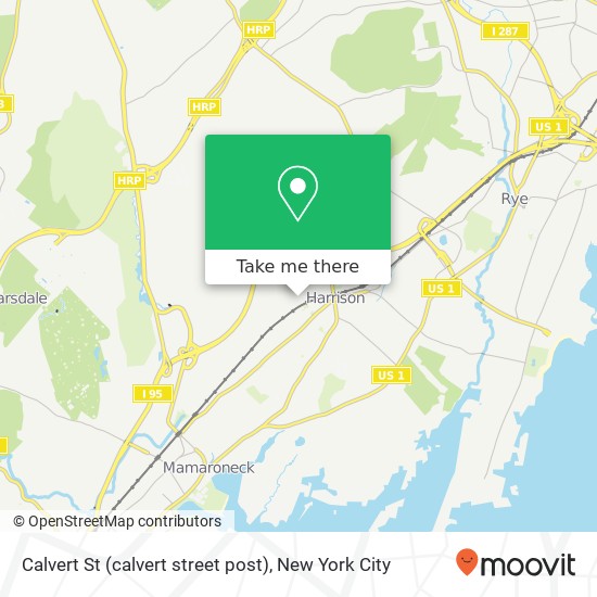 Mapa de Calvert St (calvert street post), Harrison, NY 10528