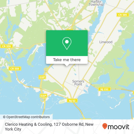 Clerico Heating & Cooling, 127 Osborne Rd map