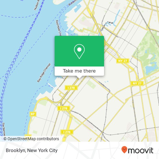 Brooklyn map