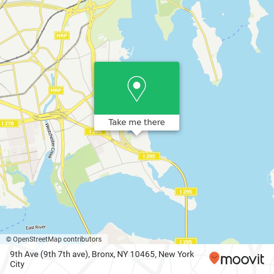 Mapa de 9th Ave (9th 7th ave), Bronx, NY 10465
