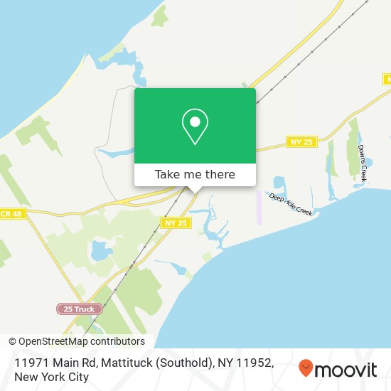 Mapa de 11971 Main Rd, Mattituck (Southold), NY 11952