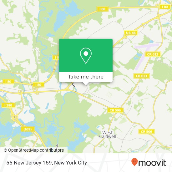 Mapa de 55 New Jersey 159