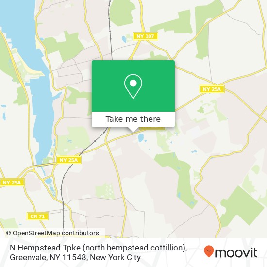 Mapa de N Hempstead Tpke (north hempstead cottillion), Greenvale, NY 11548