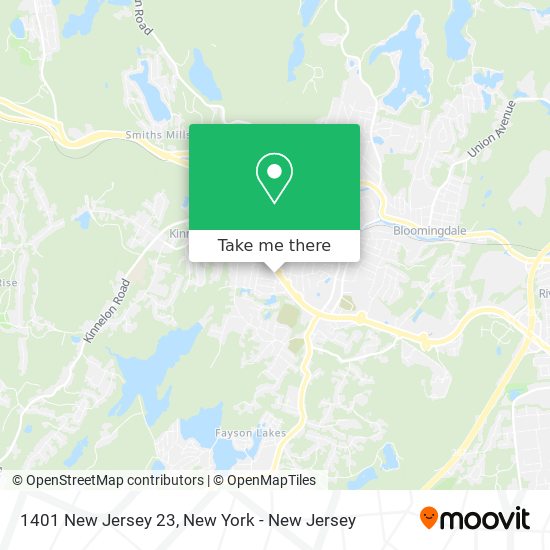 1401 New Jersey 23 map