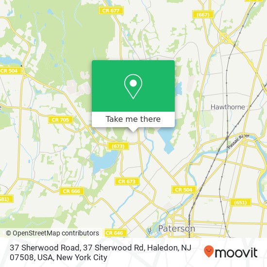 37 Sherwood Road, 37 Sherwood Rd, Haledon, NJ 07508, USA map