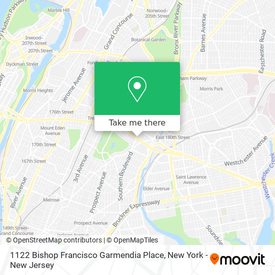 1122 Bishop Francisco Garmendia Place map