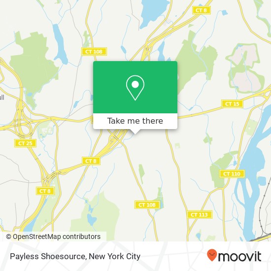 Mapa de Payless Shoesource, 100 Hawley Ln