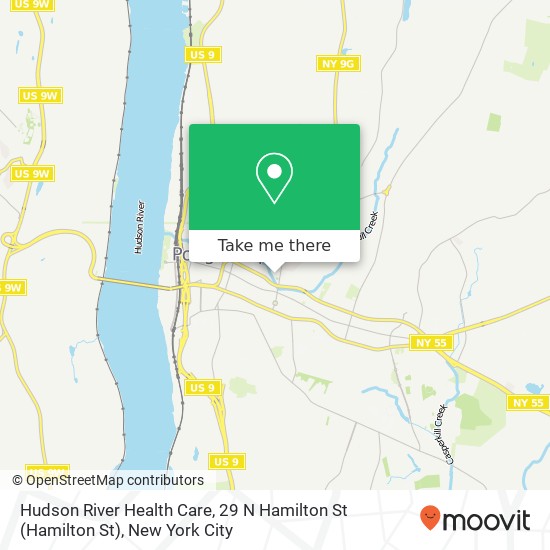 Mapa de Hudson River Health Care, 29 N Hamilton St