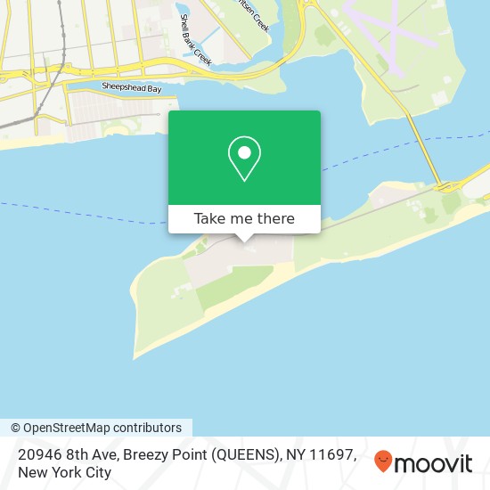 20946 8th Ave, Breezy Point (QUEENS), NY 11697 map