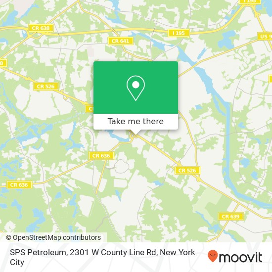 SPS Petroleum, 2301 W County Line Rd map