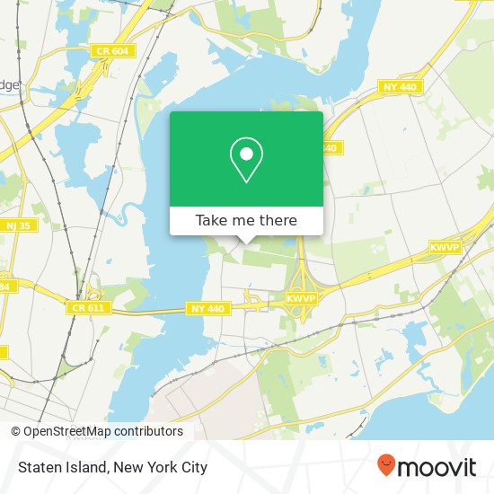 Mapa de Staten Island