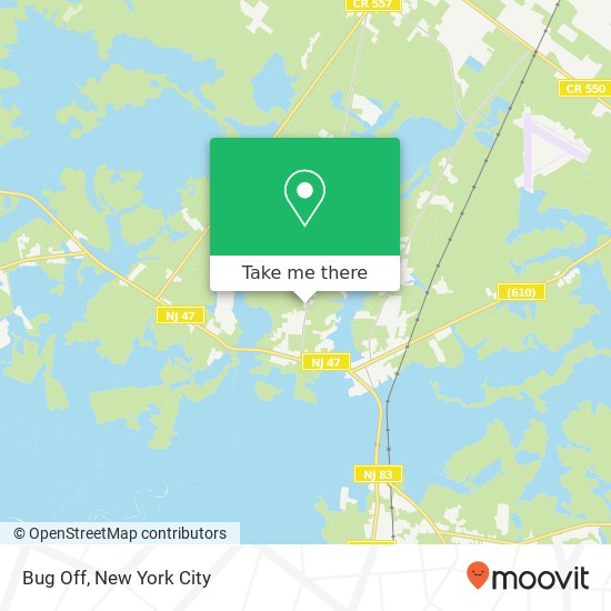 Bug Off, 193 Tyler Rd map