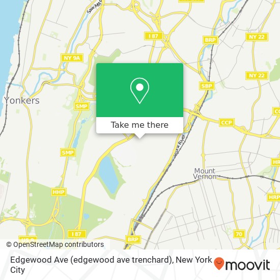 Edgewood Ave (edgewood ave trenchard), Yonkers, NY 10704 map