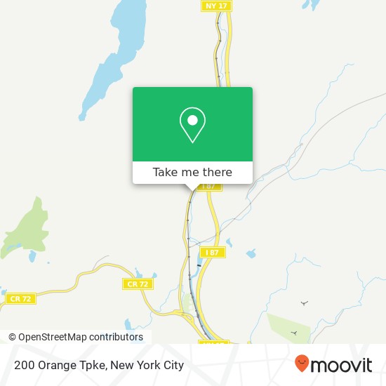 Mapa de 200 Orange Tpke, Sloatsburg, NY 10974