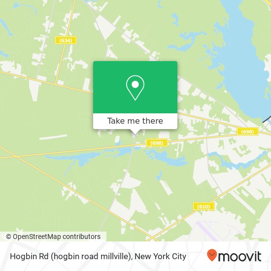 Mapa de Hogbin Rd (hogbin road millville), Millville (MILLVILLE), NJ 08332