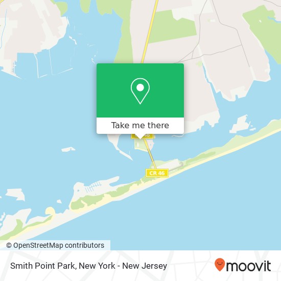 Smith Point Park, Smith Point Park, 1 William Floyd Parkway, Shirley, NY 11967, USA map