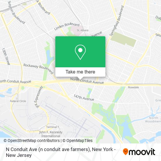 Mapa de N Conduit Ave (n conduit ave farmers)