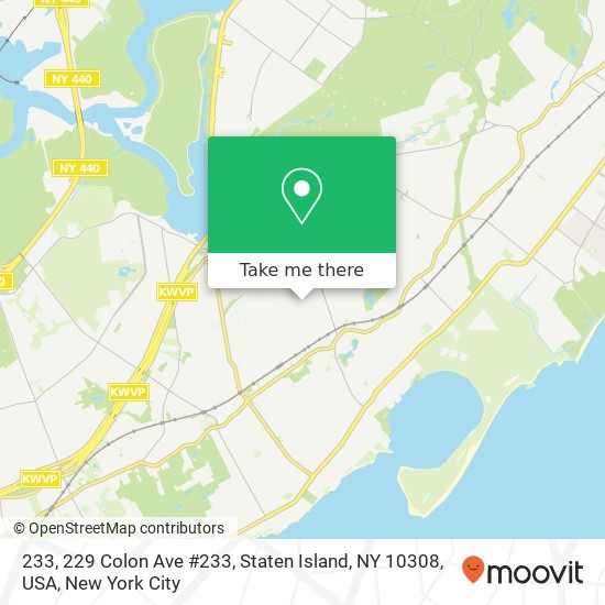 Mapa de 233, 229 Colon Ave #233, Staten Island, NY 10308, USA