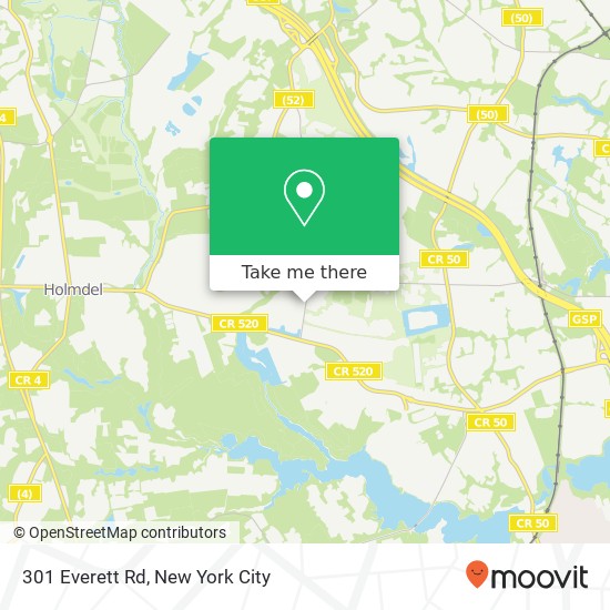 301 Everett Rd, Holmdel, NJ 07733 map
