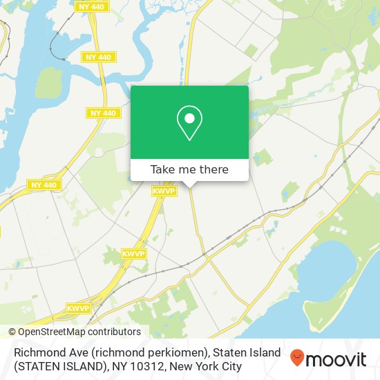 Richmond Ave (richmond perkiomen), Staten Island (STATEN ISLAND), NY 10312 map