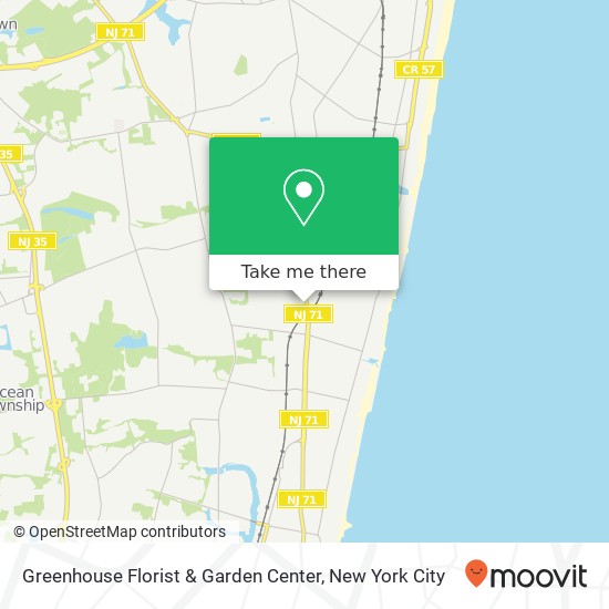 Greenhouse Florist & Garden Center, 206 Norwood Ave map