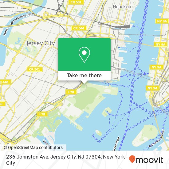 236 Johnston Ave, Jersey City, NJ 07304 map