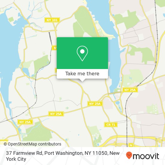 37 Farmview Rd, Port Washington, NY 11050 map