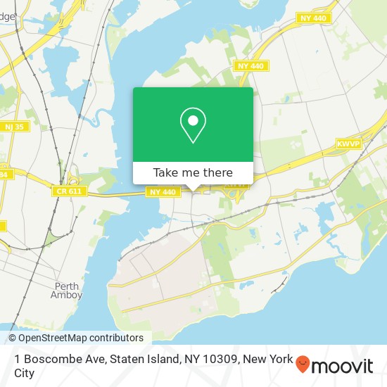 1 Boscombe Ave, Staten Island, NY 10309 map