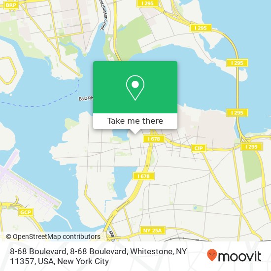 8-68 Boulevard, 8-68 Boulevard, Whitestone, NY 11357, USA map