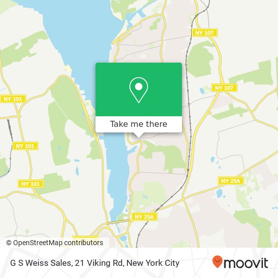 G S Weiss Sales, 21 Viking Rd map