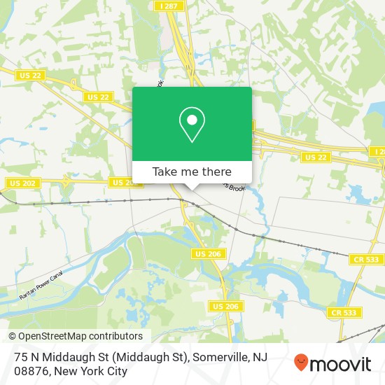 75 N Middaugh St (Middaugh St), Somerville, NJ 08876 map