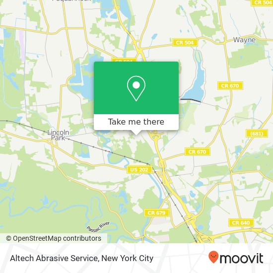 Altech Abrasive Service map