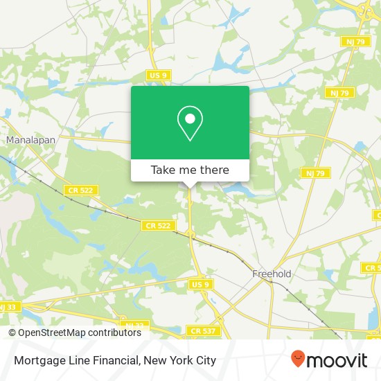 Mapa de Mortgage Line Financial, 4241 US Highway 9