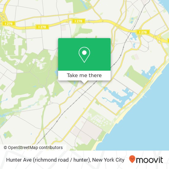 Hunter Ave (richmond road / hunter), Staten Island, NY 10306 map